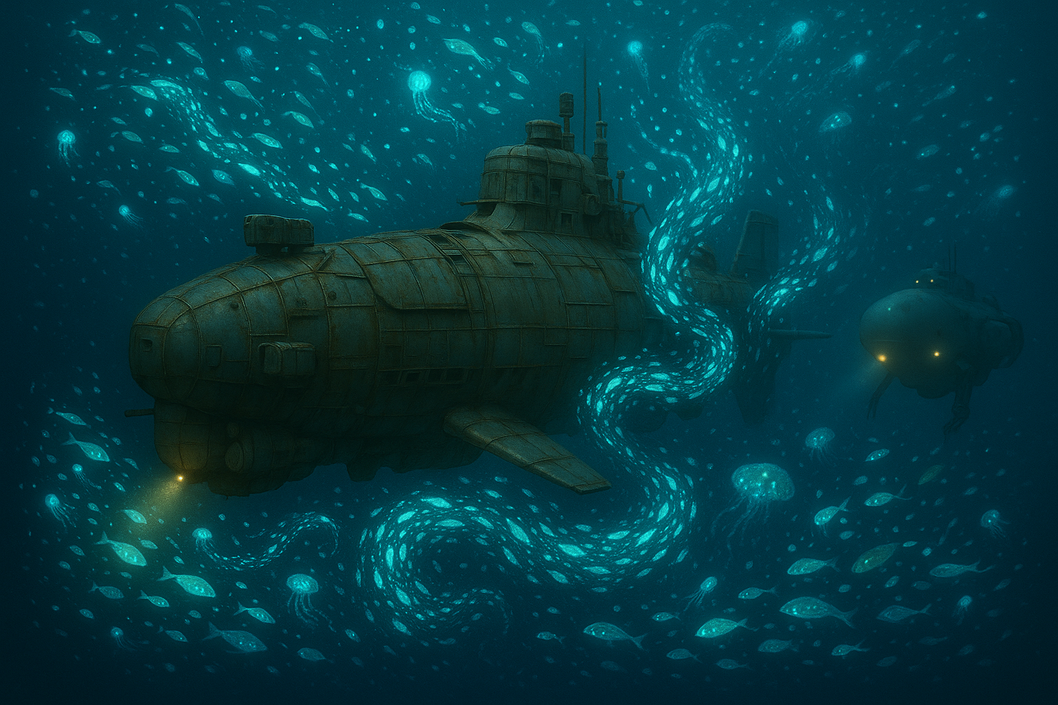 Bioluminescent shoal concept